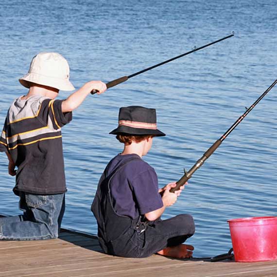 Fishing at Ryder Park